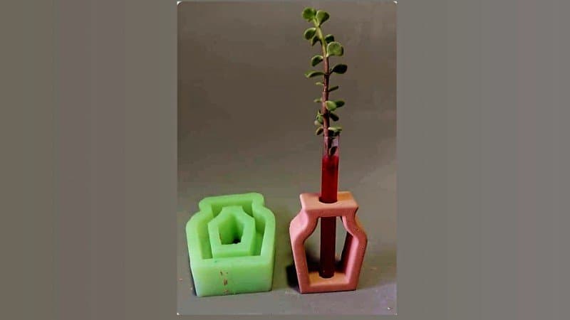 قالب سیلیکونی گلجا کوزه ایی کوچک کد ۵۱۱۶