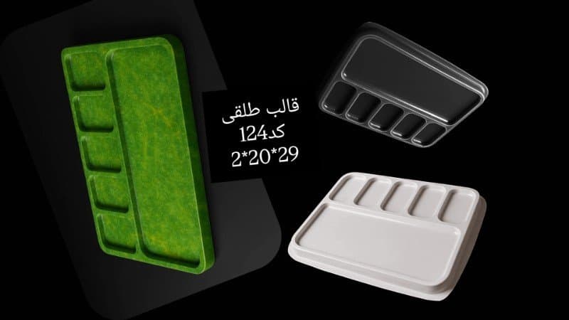 قالب طلقی ظرف پذیرایی کد ۱۲۴