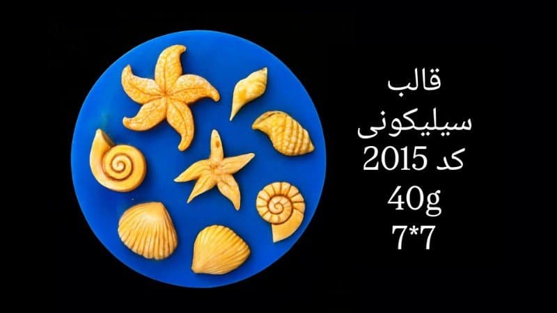 قالب سیلیکونی ستاره و صدف دریایی کد ۲۰۱۵/۰۶۹